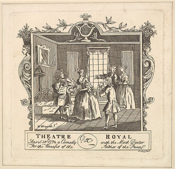 Ticket for Henry Fielding's The Mock Doctor