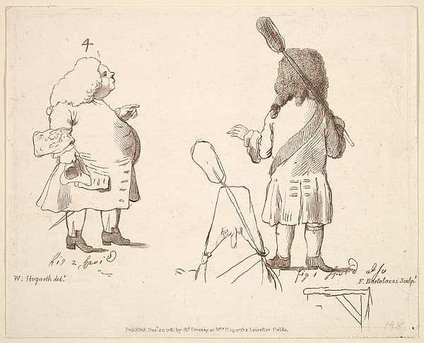 Caricatures of Lord Melcombe and Lord Winchelsea