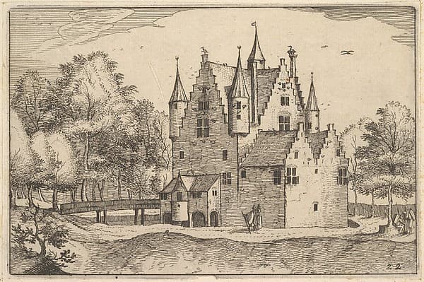 A Castle, plate 22 from "Regiunculae et Villae Aliquot Ducatus Brabantiae"