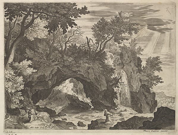 Rocky Landscape with St. Francis