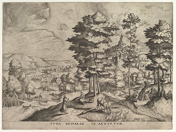 Flight into Egypt (Fuga deiparae in Aegyptum) from The Large Landscapes