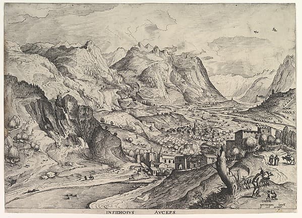 The Crafty Bird-Catcher (Insidiosus auceps) from The Large Landscapes