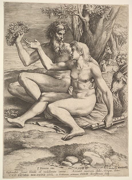 Two Nude Shepherds