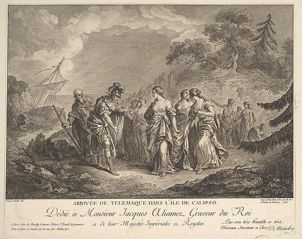 Arrival of Telemachus at the Island of Calypso