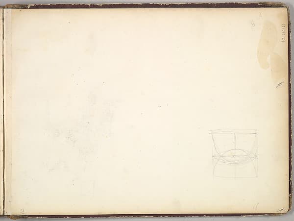 Geometrical Figure (in Sketch Book With Drawings on Twenty-six Leaves)