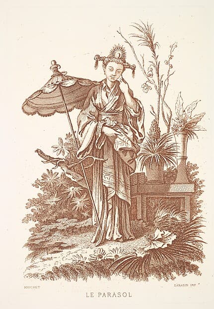 The Parasol, from "L'Artiste"