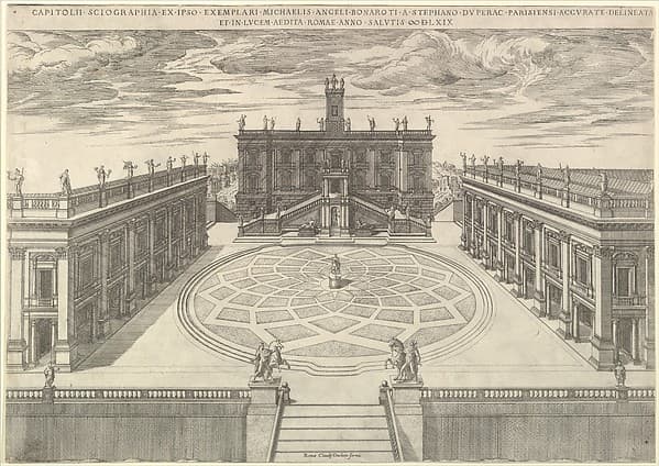 Speculum Romanae Magnificentiae: View of the Roman Capitol
