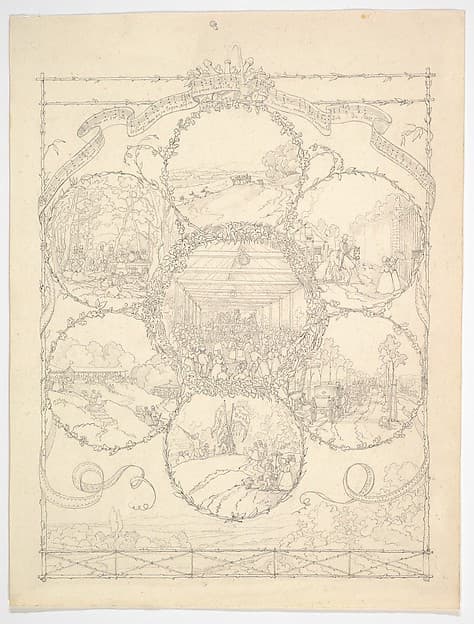 Design Illustrating an Excursion to the Countryside