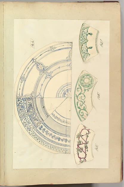 Six Designs for Decorated Plates