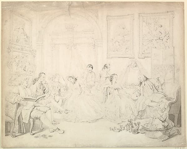 Marriage A-la-Mode, plate IV (reverse copy)