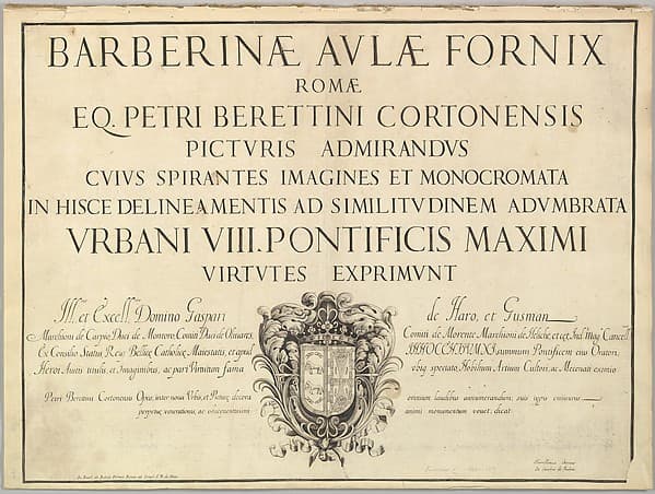 Barberinae aulae fornix