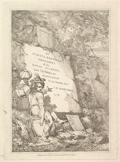 Frontispiece (from "Fifteen Etchings Dedicated to Sir Joshua Reynolds")