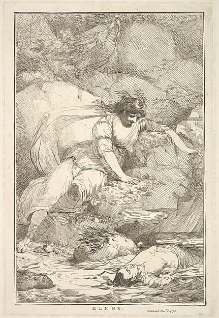 Elegy, from "Fifteen Etchings Dedicated to Sir Joshua Reynolds"