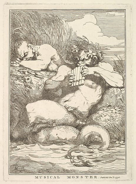 Musical Monster (from "Fifteen Etchings Dedicated to Sir Joshua Reynolds")