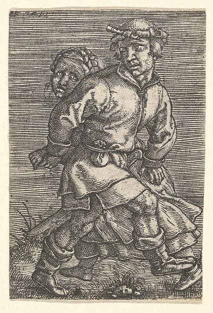 Peasant Couple Dancing