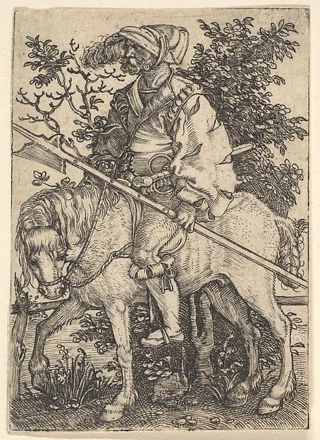 Halberdier on Horseback