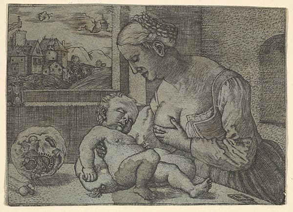 The Virgin and Child with the Skull (copy)