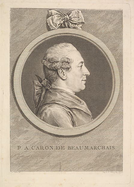 Portrait of P.A. Caron de Beaumarchais