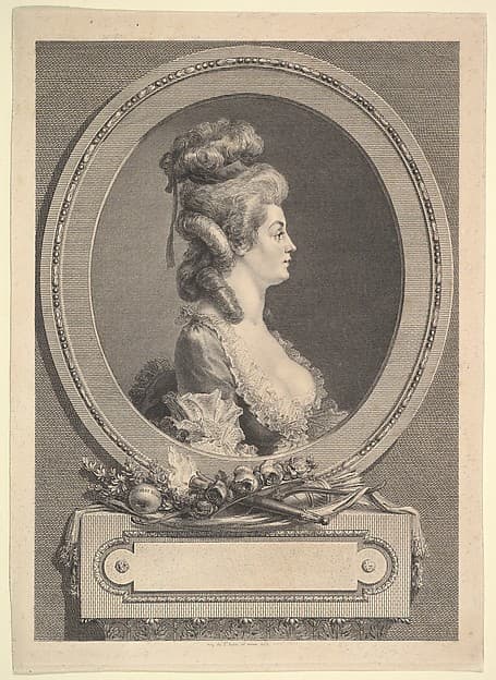 Portrait of Louise Émilie Baronne de ***
