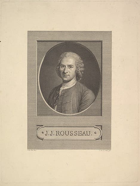 Portrait of Jean-Jacques Rousseau