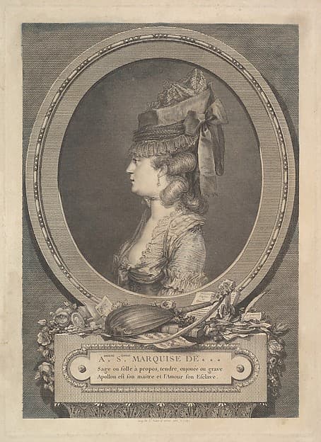 Portrait of Adrienne-Sophie Marquise de ***