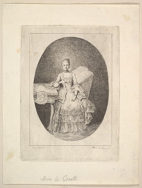 Portrait of Marguerite Le Comte