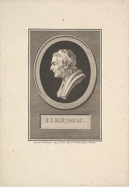Portrait of Jean-Jacques Rousseau