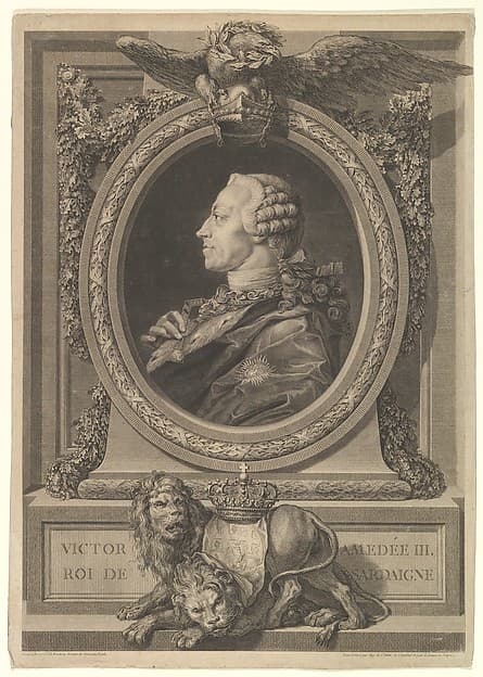 Portrait of Victor Amédée, roi de Sairdaigne