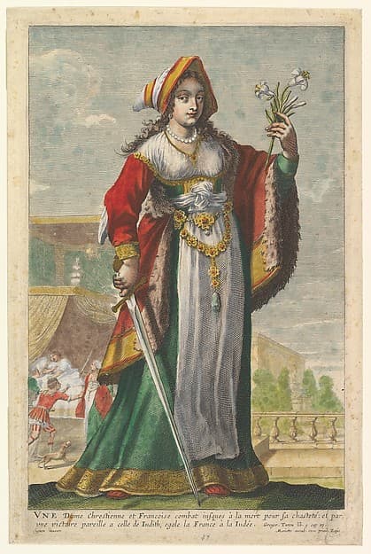 French Judith, from Pierre Le Moyne's "La Gallerie des femmes fortes"