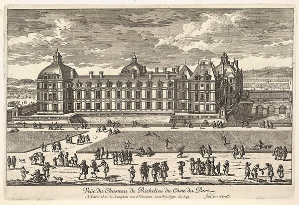 Veüe du Château de Richelieu du Côté du Parc