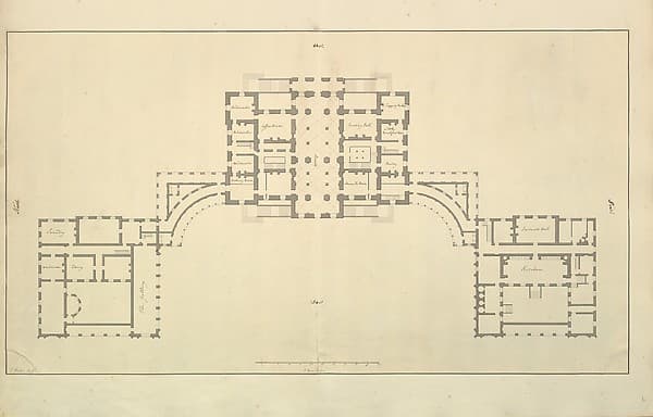 Houghton Hall, Norfolk, Ground Floor (Basement) Plan