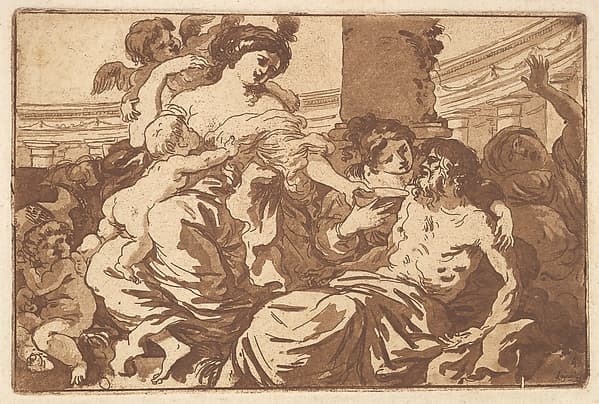 Anacreon, in an album contianing Recueil de Compositions par Lagrenée Le Jeune (Collection of Compositions by Lagrenée the Younger)