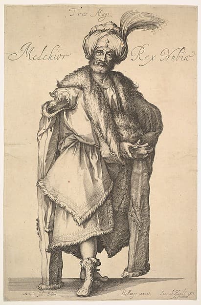 Melchior, after "Three Magi" series by Jacques Bellange