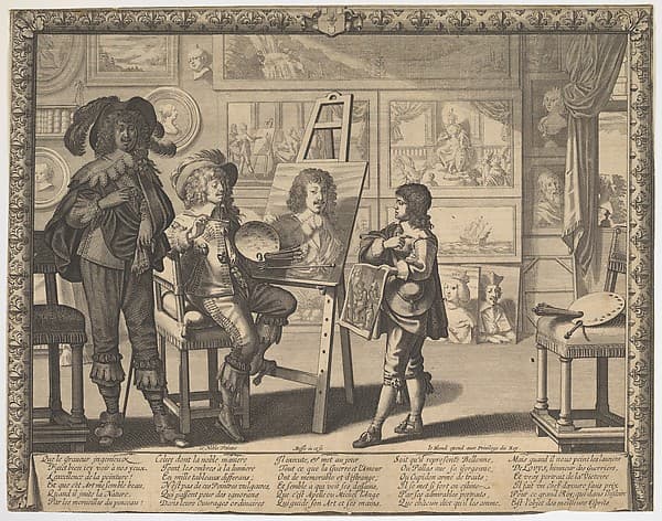 The Noble Artist Painting Louis XIII