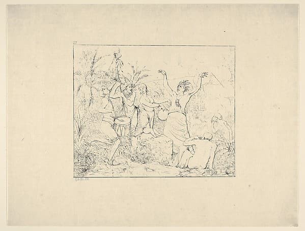 Free Negroes in Hayti (from Confederate War Etchings)