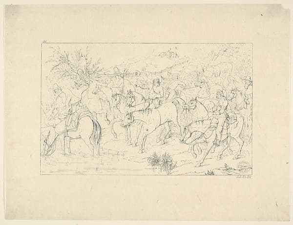 General Stuart's Return from Pennsylvania, from "Confederate War Etchings"