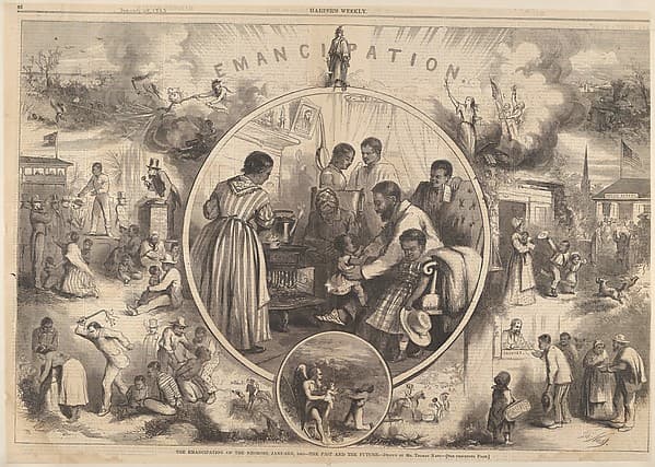 Emancipation of the Negroes – The Past and the Future (from "Harper's Weekly")