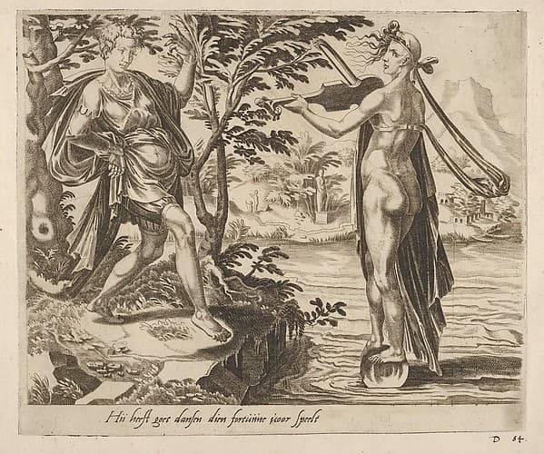 The One to Whom Fortune Is Playing Will Dance Merrily from Six Sayings about Fortune