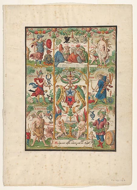 Classical Allegory with the arms of the Ochsenfelder