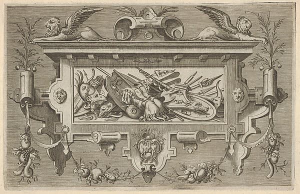 Veelderhande cierlijcke Compartementen profitelijck voor Schilders goutsmeden beeltsnijders ende ander constenaren.