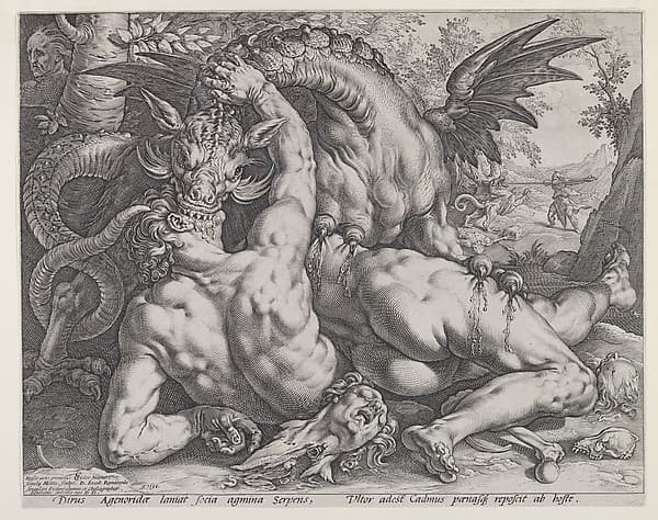 The Dragon Devouring the Companions of Cadmus