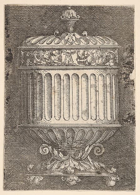 Covered Goblet with Three Feet