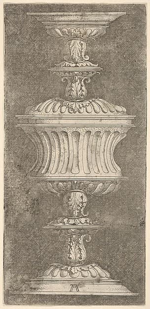 Double Goblet with Flutes and Acanthus-Leaves