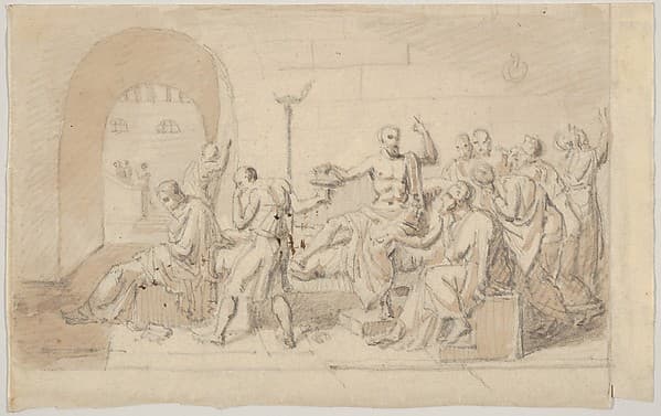 Copy after David's "The Death of Socrates"