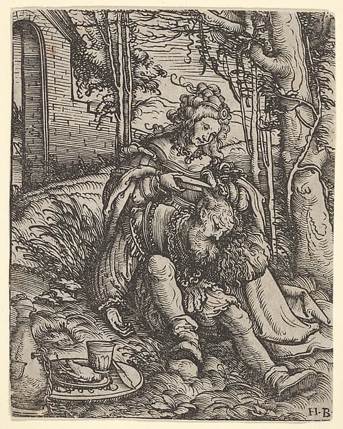 Samson and Delilah, from "Women's Wile" (Weiberlisten)