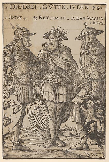 The Three Jewish Heroes (Die Drei Guten Juden), from Heroes and Heroines