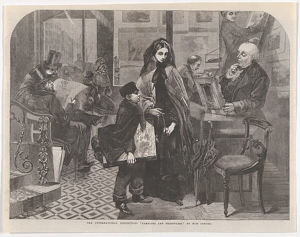 Nameless and Friendless, from "Illustrated London News"