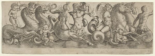 Frieze with Tritons and Nymphs