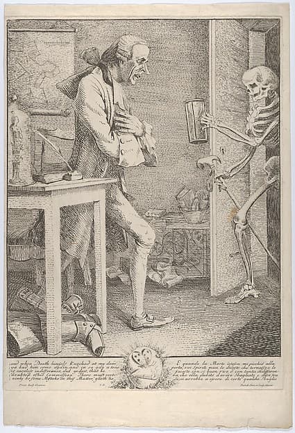 Laurence Sterne, alias Tristram Shandy: "And When Death Himself Knocked at My Door"