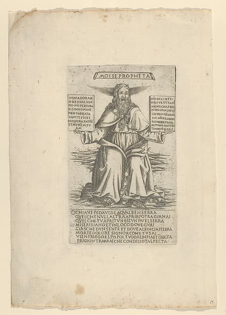 The Prophet Moses, from Prophets and Sibyls